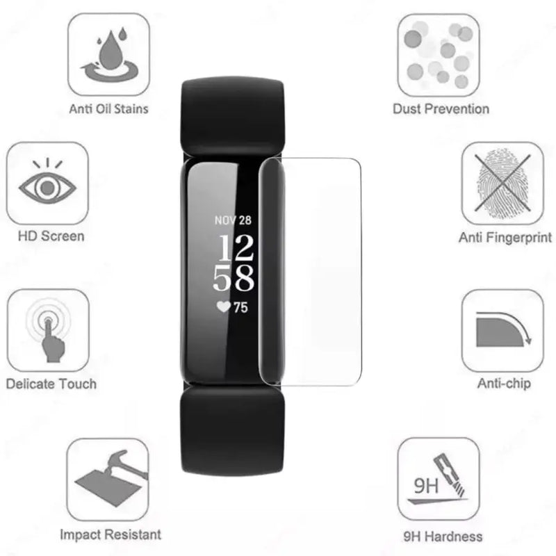 Screen Protectors for Fitbit Inspire 2 (Pack of 5) by Habicare