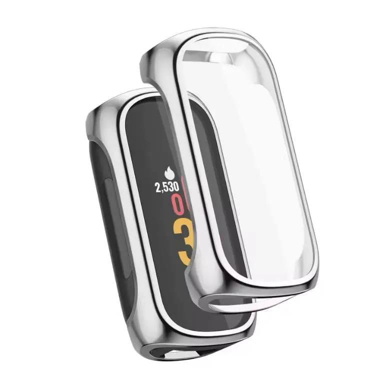 Protective Case for Fitbit Inspire 3 (Silver) by That Watch Shop