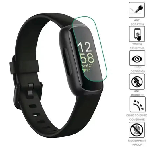 Screen Protectors for Fitbit Inspire 3 (Pack of 5) by Habicare