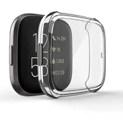 Protective Case for Fitbit Sense 2 (Clear) by Habicare