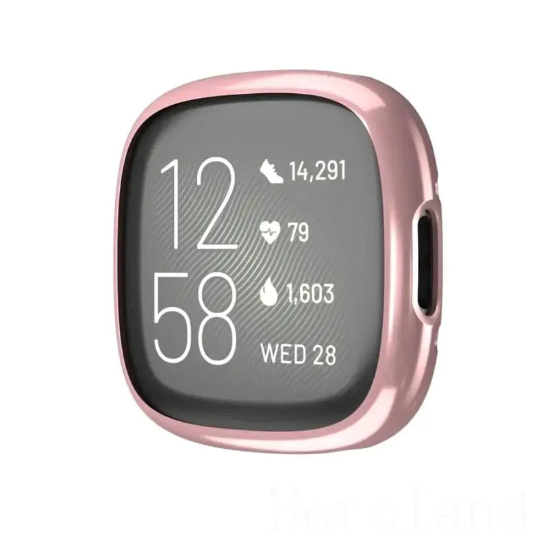 Protective Case for Fitbit Sense 2 (Rosegold) by Habicare