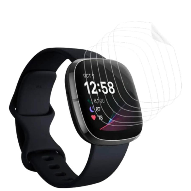 Hydrogel Screen Protectors for Fitbit Sense (Pack of 6) by That Watch Shop
