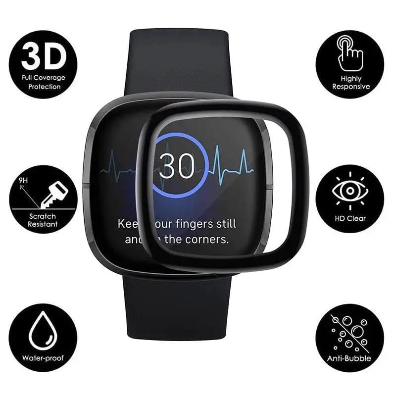 Screen Protectors for Fitbit Sense (Pack of 4) by That Watch Shop