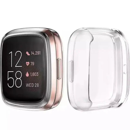 Protective Case for Fitbit Versa 1 (Clear) by Habicare