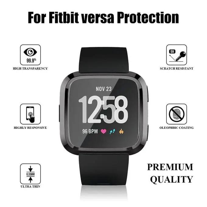 Protective Case for Fitbit Versa 1 (Black) by That Watch Shop
