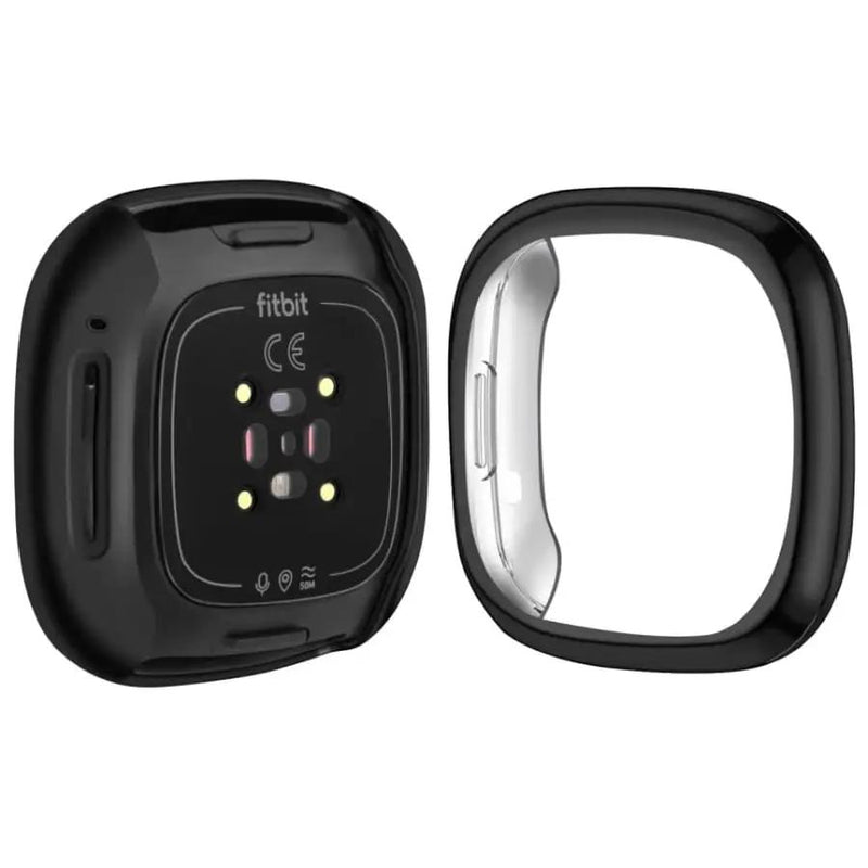 Protective Case for Fitbit Versa 2 (Black) by That Watch Shop