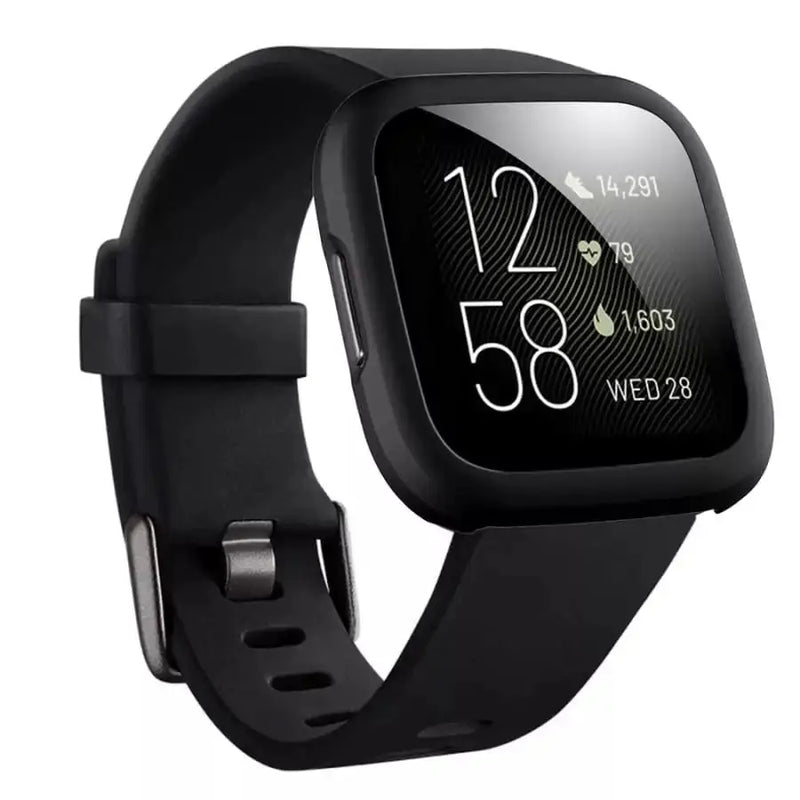 Protective Case for Fitbit Versa 2 (Black) by Habicare