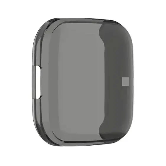 Protective Case for Fitbit Versa 2 (Transparent Black) by Habicare