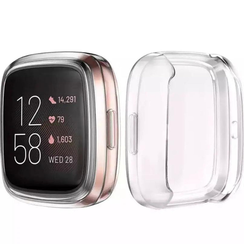 Protective Case for Fitbit Versa 2 (Clear) by That Watch Shop
