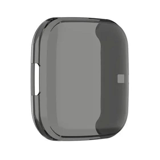 Protective Case for Fitbit Versa 2 (Black Smoke) by That Watch Shop