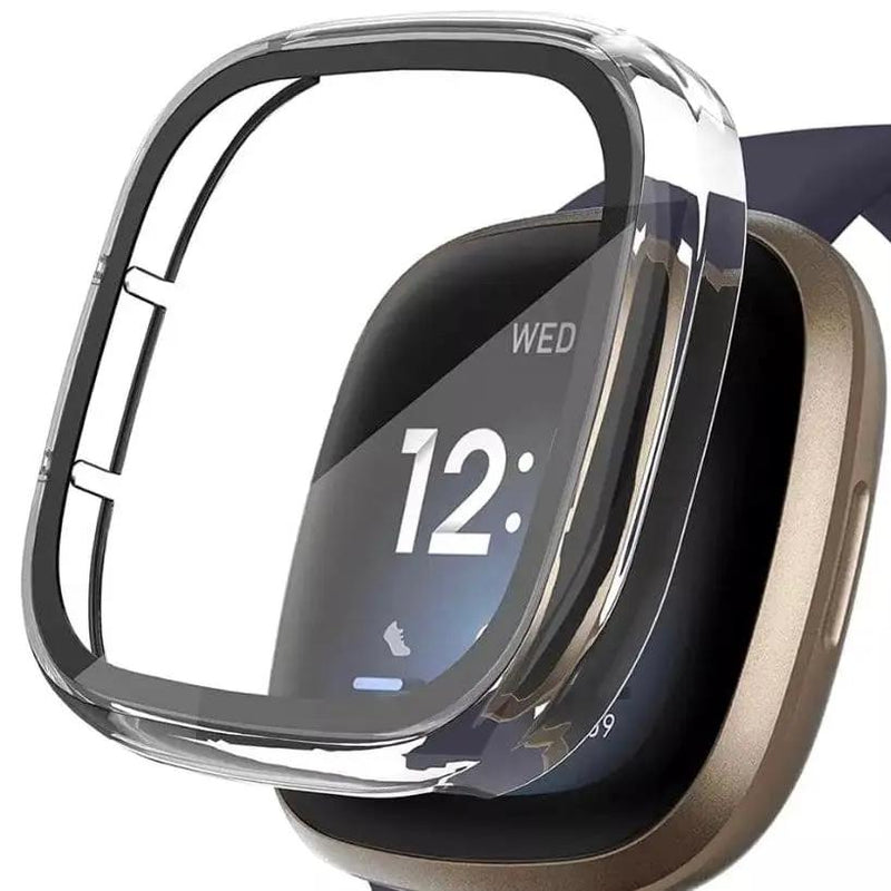 Protective Case for Fitbit Versa 3 (Clear) by That Watch Shop