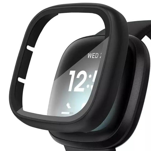 Protective Case for Fitbit Versa 3 (Black) by That Watch Shop