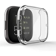 Protective Case for Fitbit Versa 3 (Clear) by Habicare