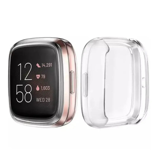 Protective Case for Fitbit Versa 3 (Clear) by Habicare