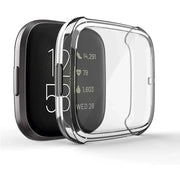 Protective Case for Fitbit Versa 4 (Clear) by That Watch Shop