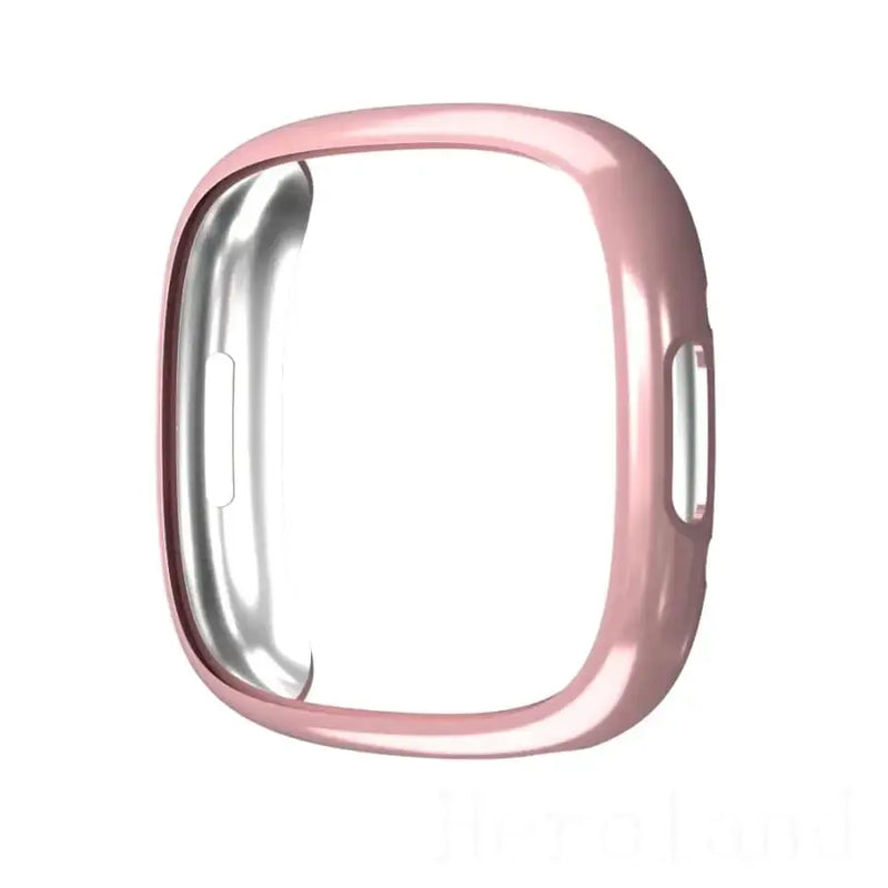 Protective Case for Fitbit Versa 4 (Rosegold) by Habicare