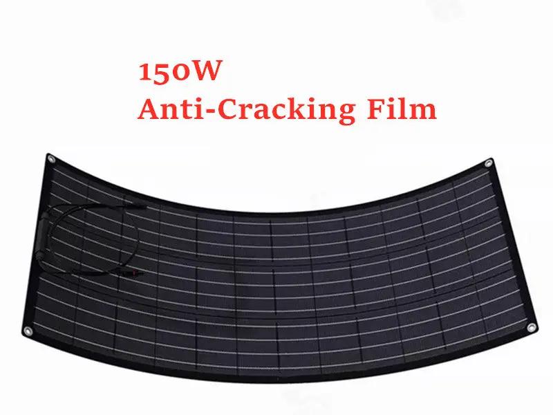 150W Flexible Solar Panel Anti-Cracking Film by salelink.co.nz