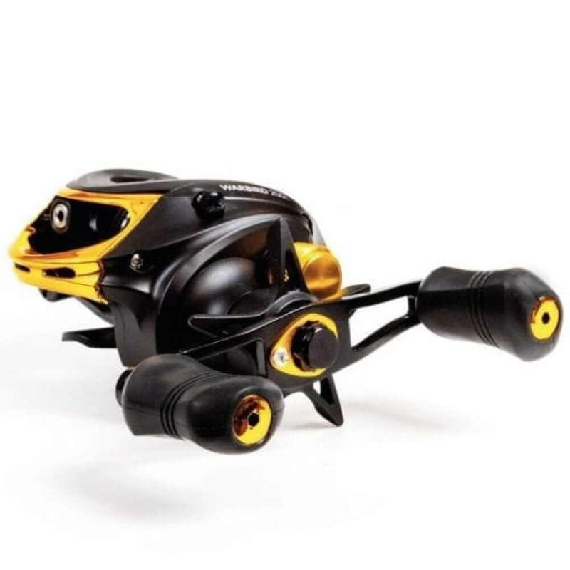Reel Baitcaster Warbird 200R - Right Hand low profile baitcasting reel with double handles and anti reverse feature.