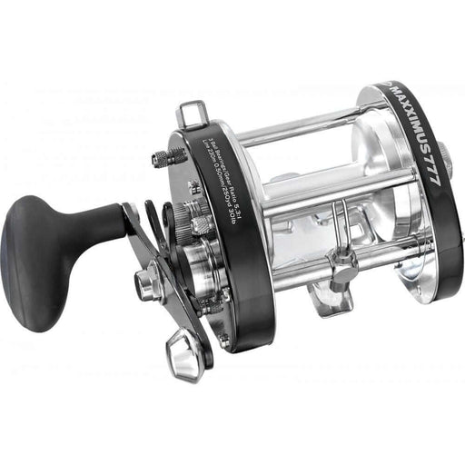 Reel Overhead Maxximus AR 777 Levelwind close-up showing detailed structure and design.