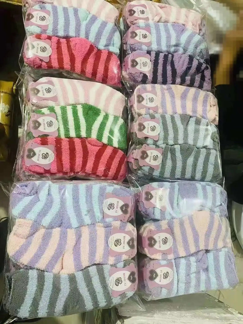WHOLESALE - (60 Pairs) Soft & Warm Fleece Socks by dealonline.co.nz