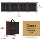 Flexible Foldable Solar Panel for Travel & Phone by Habicare