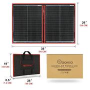 Flexible Foldable Solar Panel for Travel & Phone by Habicare