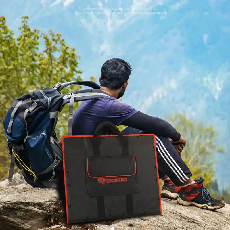 Flexible Foldable Solar Panel for Travel & Phone by Habicare