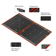 Flexible Foldable Solar Panel for Travel & Phone by Habicare