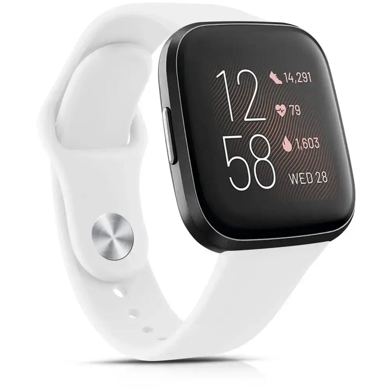 Flexible Silicone Wristband for the Fitbit Versa 2 (available in 17 colours) by Habicare