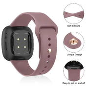 Flexible Silicone Wristband for the Fitbit Versa 3 (available in 17 colours) by Habicare