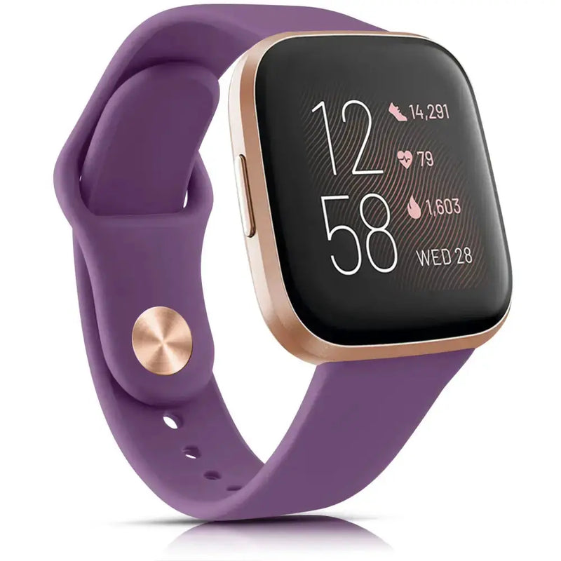 Flexible Silicone Wristband for the Fitbit Versa (available in 17 colours) by Habicare