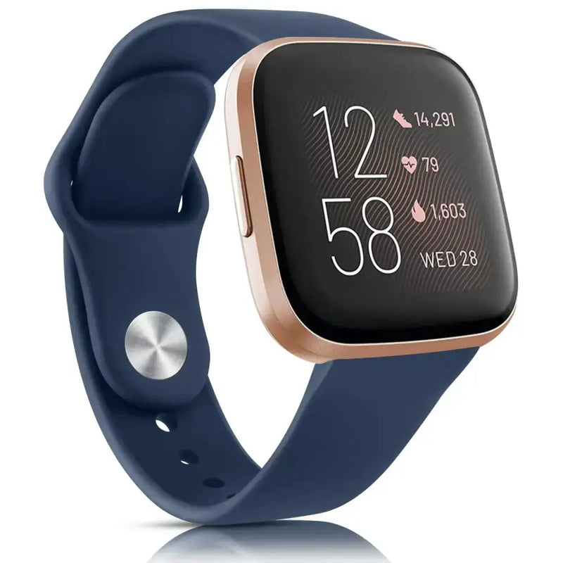 Flexible Silicone Wristband for the Fitbit Versa (available in 17 colours) by Habicare