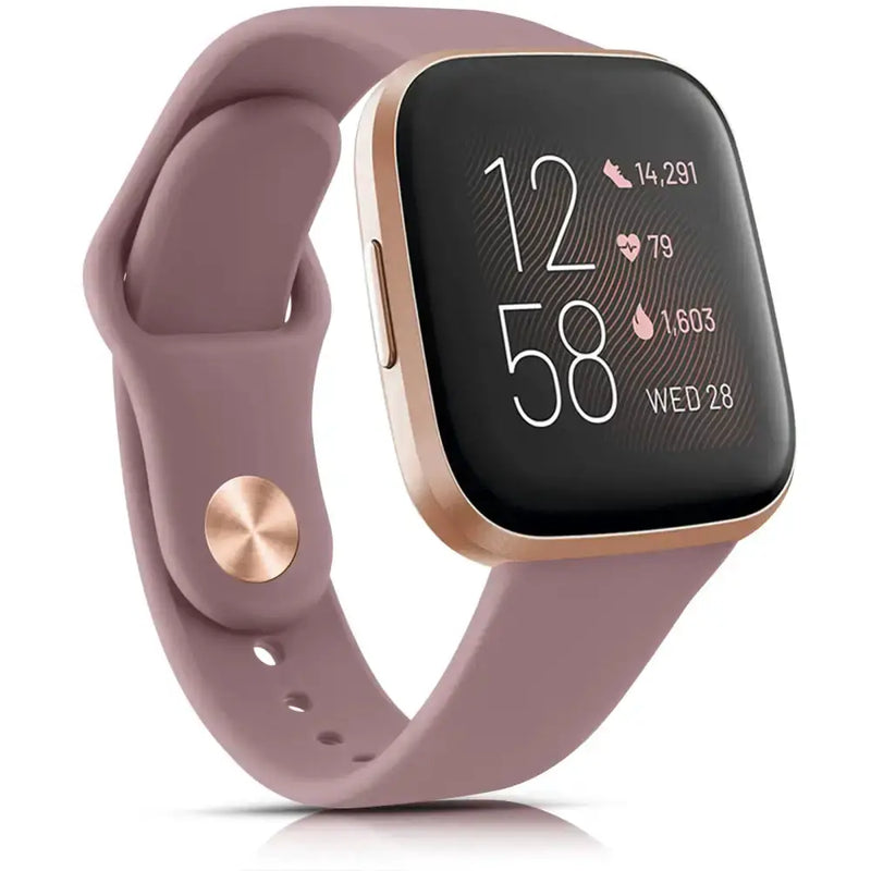 Flexible Silicone Wristband for the Fitbit Versa (available in 17 colours) by Habicare