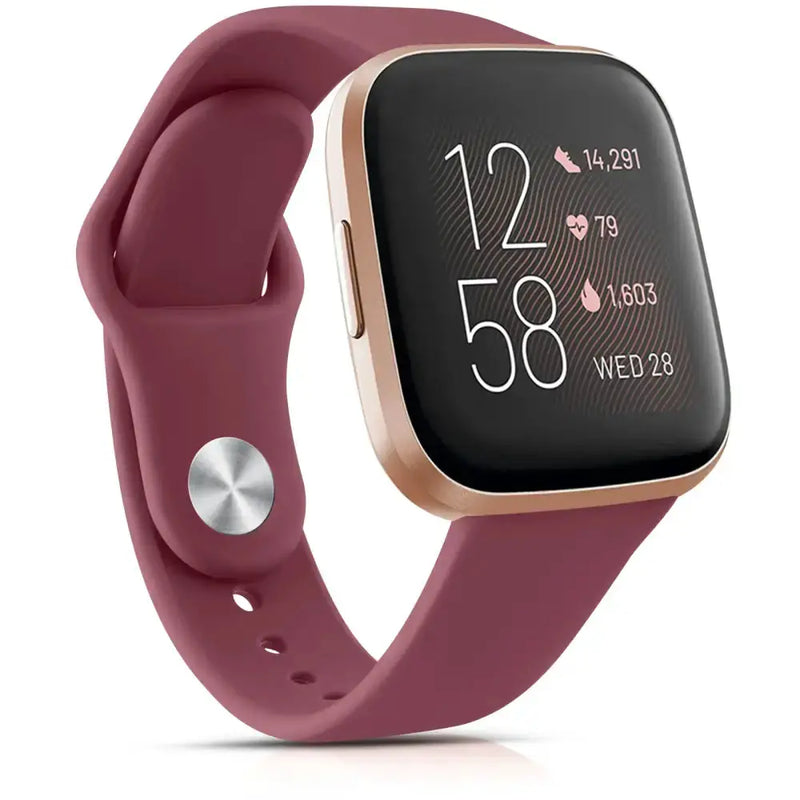 Flexible Silicone Wristband for the Fitbit Versa Lite (available in 17 colours) by Habicare