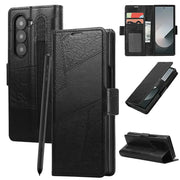 Flip Leather Phone Case for the Samsung Galaxy Z Fold7 (2 colours available) by Habicare