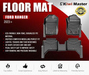 KIWI MASTER 3D TPE Car Floor Mat for Ford Ranger 2023+ by Kiwi Offroad
