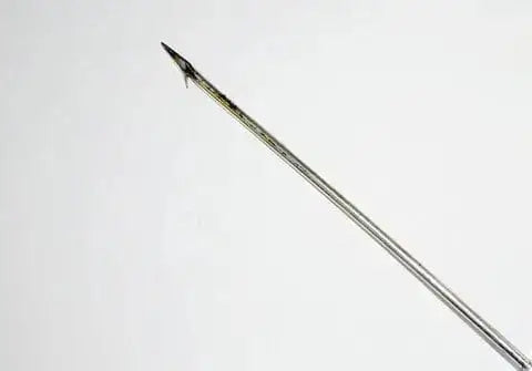 Flounder Spear Head Single, durable spear head for flounder gigging, single prong, fits over wooden handles.