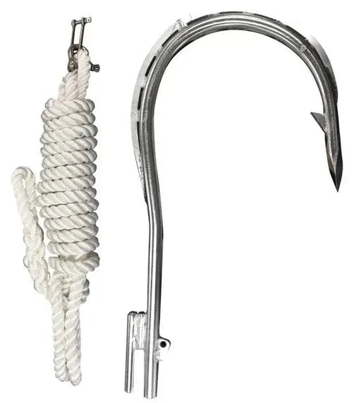 Flying Gaff XLge 210 mm Gape(Head / Rope Only) with large head and sturdy rope.