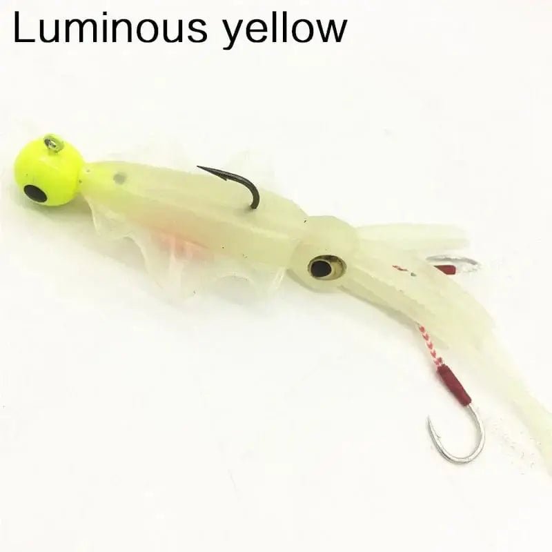 China China FLYSAND Large Simulation Squid Hard Fishing Lures Baits Lifelike Swimbait Octopus Bait With 2 Treble Hooks Fishing Accessory