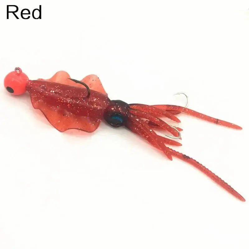 China China FLYSAND Large Simulation Squid Hard Fishing Lures Baits Lifelike Swimbait Octopus Bait With 2 Treble Hooks Fishing Accessory