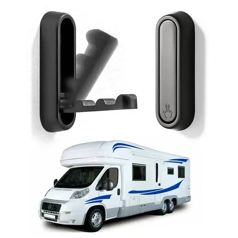 Foldable Aluminium Clothes Hook for RV's and Caravans by Habicare