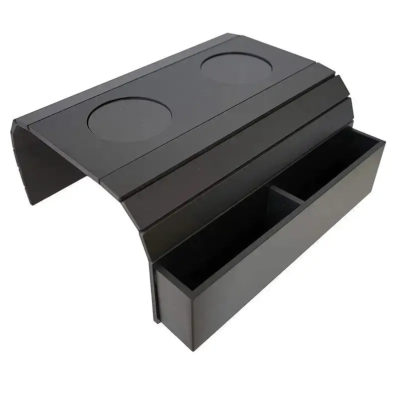 Foldable Bamboo Sofa Armrest Table with Cup Holder (2 colours available) by Habicare