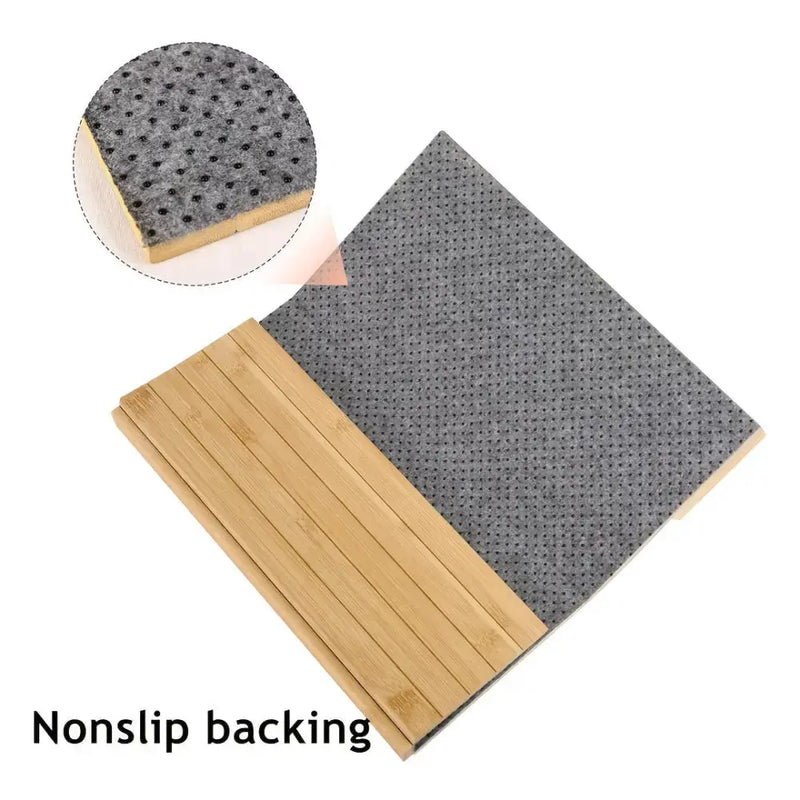 Foldable Bamboo Sofa Armrest Table with Cup Holder (2 colours available) by Habicare