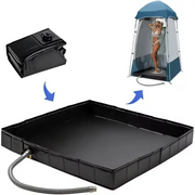 Foldable Camping Shower Pan by Habicare