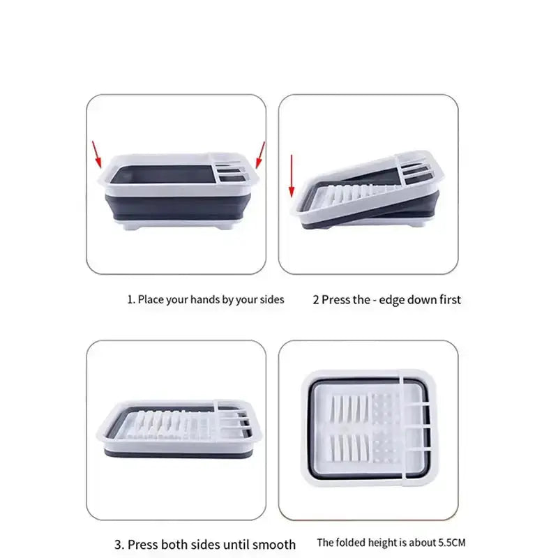 Foldable Dish Rack & Sink for RV, Camper & Boat by Habicare