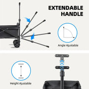 Foldable Portable Camping & Utility Cart – Heavy Duty by Habicare