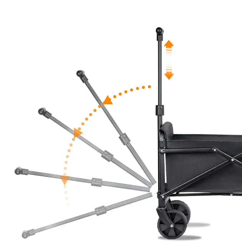 Foldable Portable Camping & Utility Cart – Heavy Duty by Habicare