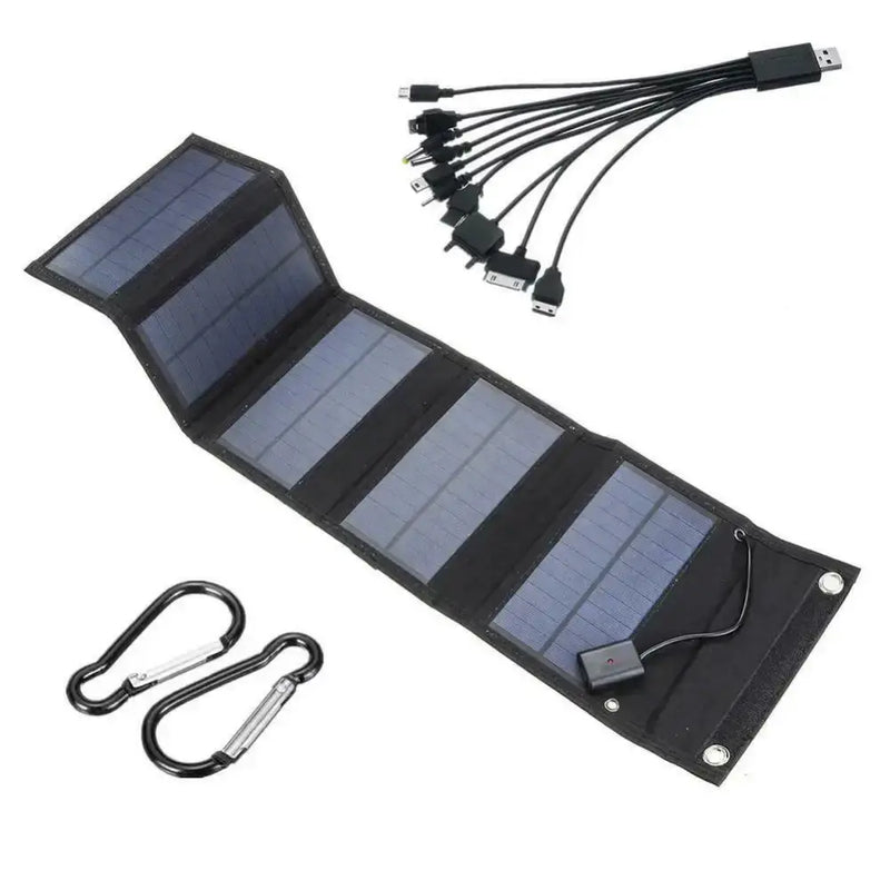 Foldable Solar Panel (12W & 5V) by Habicare