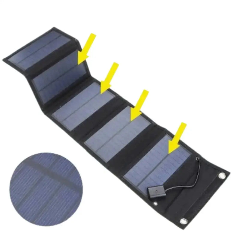 Foldable Solar Panel (12W & 5V) by Habicare