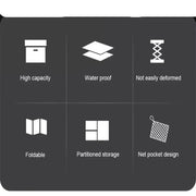 Foldable Waterproof Vehicle Storage Organizer (3 sizes available) by Habicare